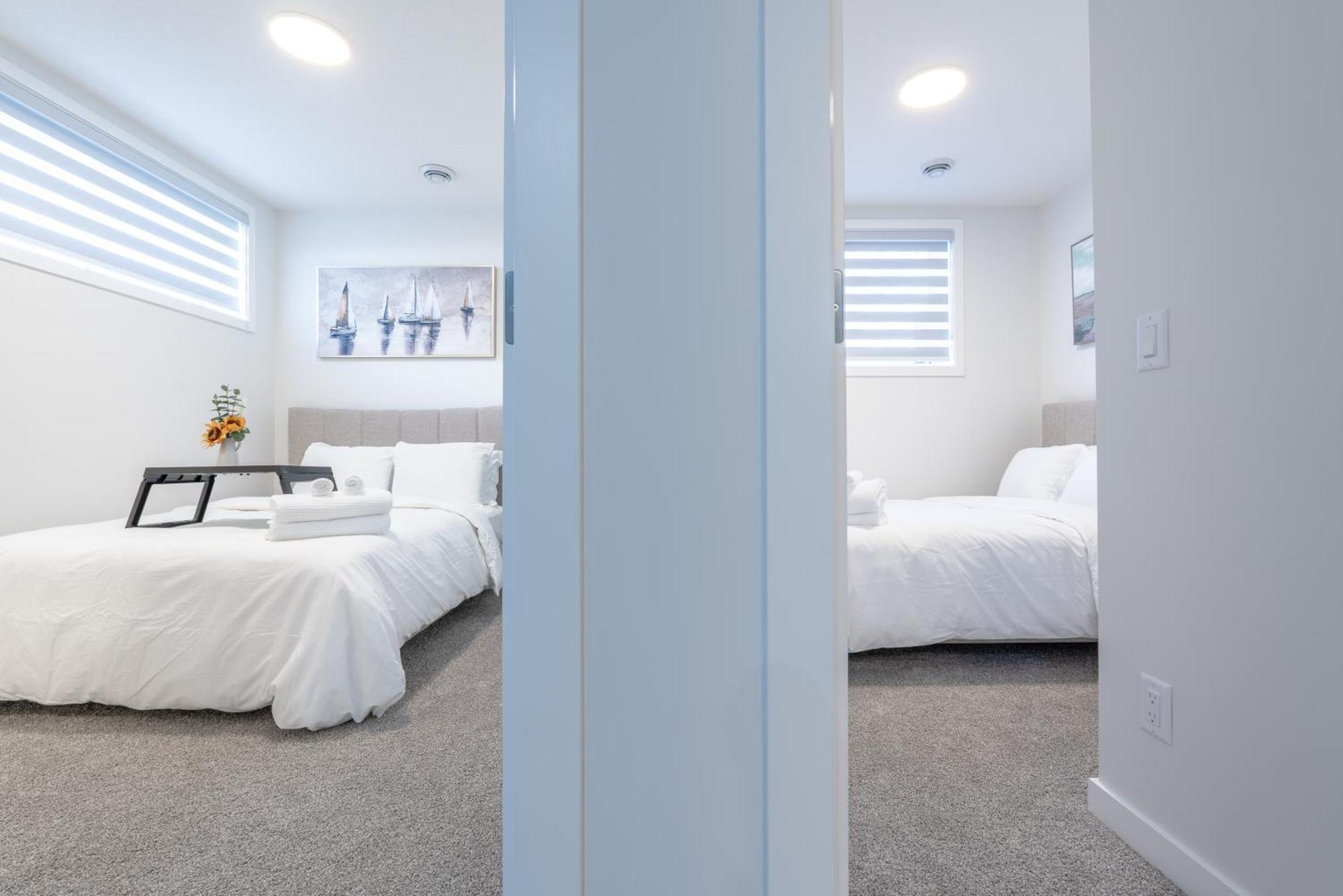 Stylish Getaway 2bd Basement By Ymca And South Health Campus Hospital Apartment *
